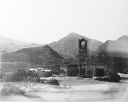 Fotografa en blanco y negro realizada por Miguel Nauguet con cmara estenopeica gigante en 1992.