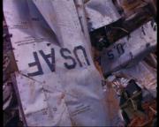 restos del fuselaje de b-52 
