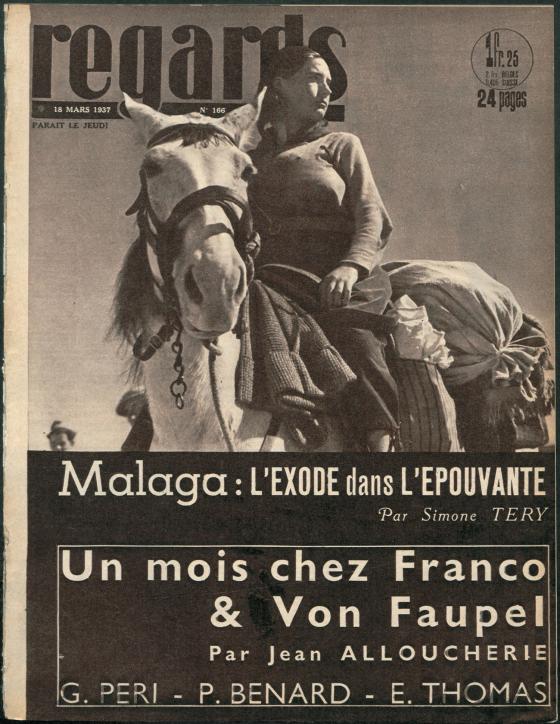  Gerda Taro. Portada de la revista Regards