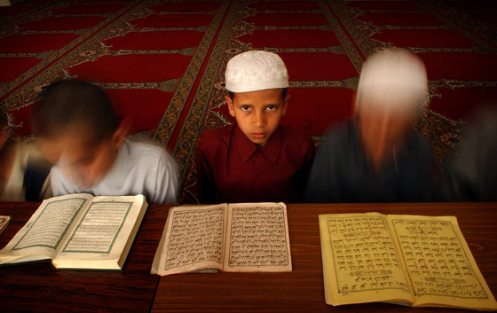 Emilio Morenatti. Mezquita azul de Kabul, 2004.