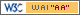 Level Double-A conformance icon, W3C-WAI Web Content Accessibility Guidelines 1.0